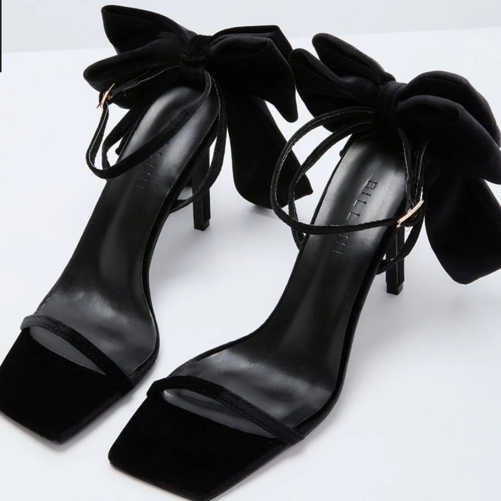 Vici - Elasia Velvet Bow Stiletto Herls- like new worn 1x - Picture 3 of 5